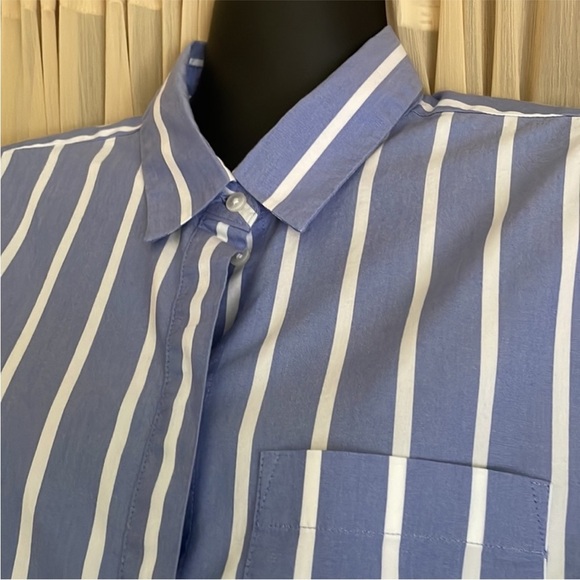 Banana Republic Blue and White Striped Top - Picture 4 of 8